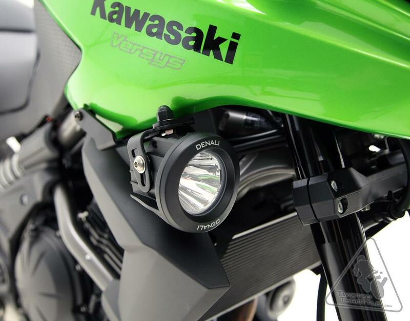 DENALI Beleuchtungs-Halterung Kawasaki Versys 650