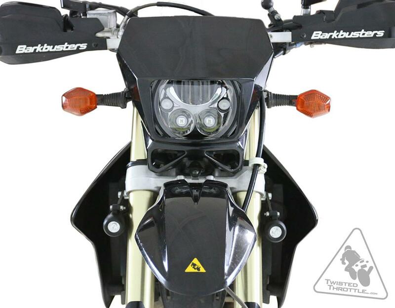 DENALI Beleuchtungs-Halterung Adaptersatz Scheinwerfer M7 Suzuki DR-Z400/DR650S