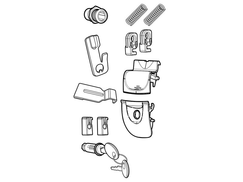 SHAD SH33 Schlossmechanismus