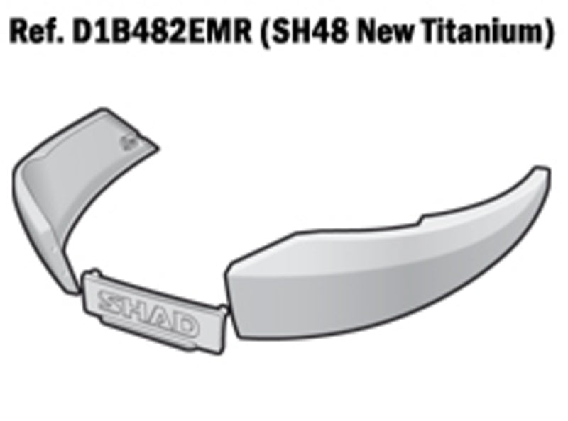 SHAD SH48 Ersatzrahmen titan