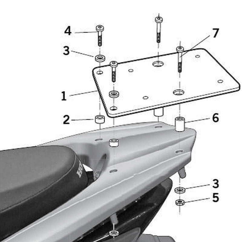 SHAD Top Master Montagesatz - Honda