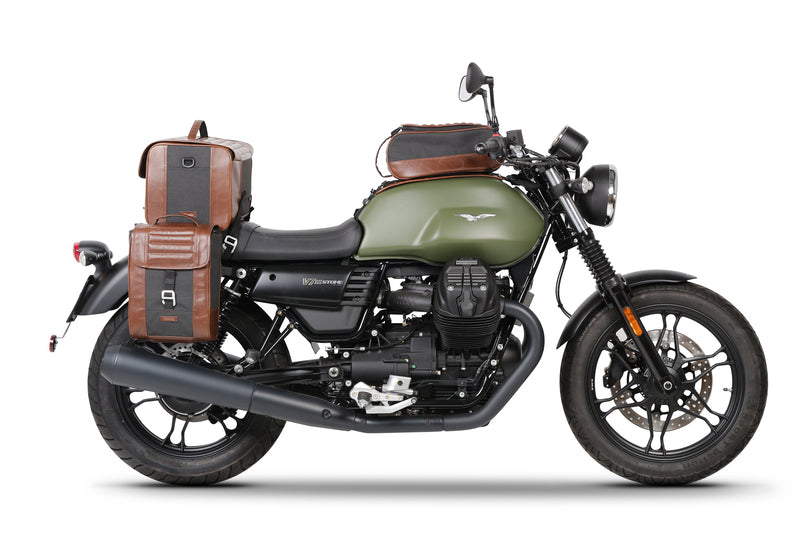 SHAD Seitentaschen Halter Café Racer MotoGuzzi V7