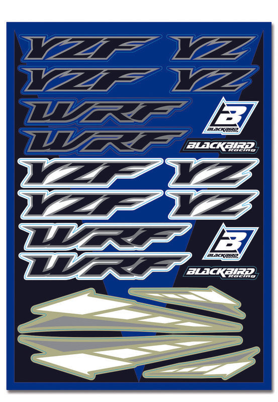 Aufkleber-Kit BLACKBIRDYamahaYZ/YZ-F