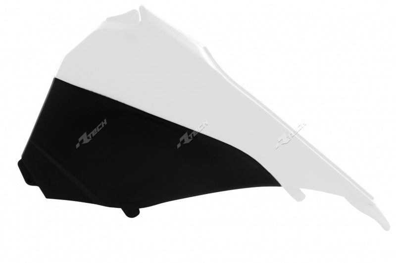 Luftfilterabdeckung links Racetech weiß/schwarz Six Days EXC/EXC-F 125 bis 500
