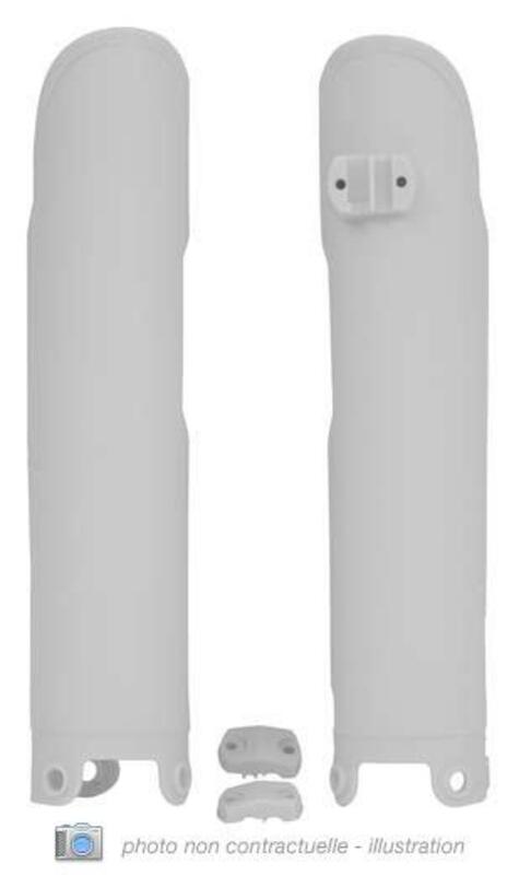 RACETECH Gabelprotektoren - weiß