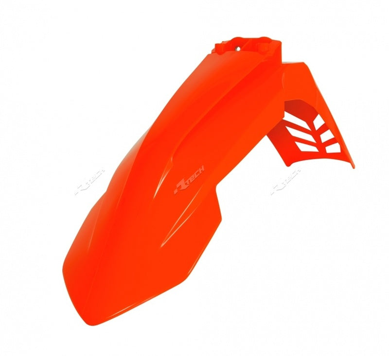 RACETECH Kotflügel vorne mit Luftschlitzen neonorange KTM