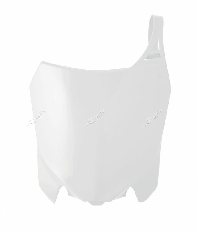 FRONTPLATTE WEISS RACETECH FÜR HONDA