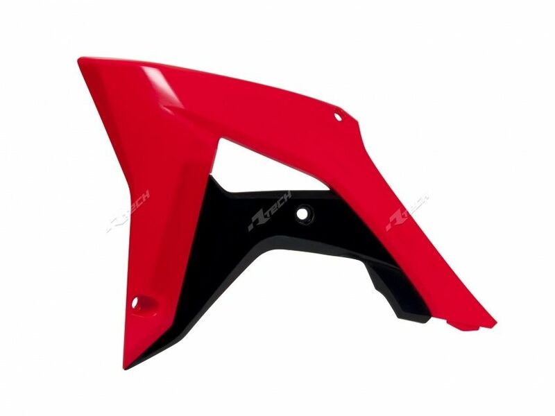 RACETECH Kühlerspoiler Originalfarbe (2017) rot/schwarz Honda CRF450R