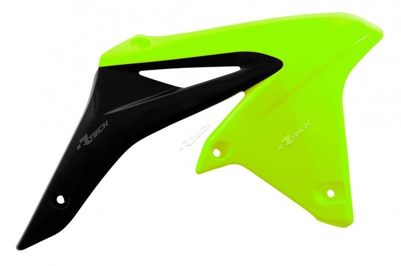 RACETECH Kühlerspoiler neongelb/schwarz Suzuki RM-Z250