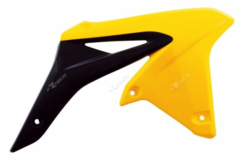 RACETECH Kühlerspoiler Originalfarbe (2016) gelb/schwarz Suzuki RM-Z250