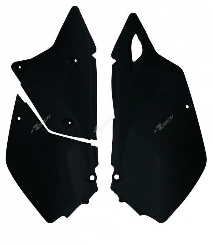RACETECH Seitenplatten schwarz
