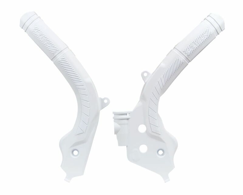 RACETECH Bi-Material Rahmenschutz Weiß