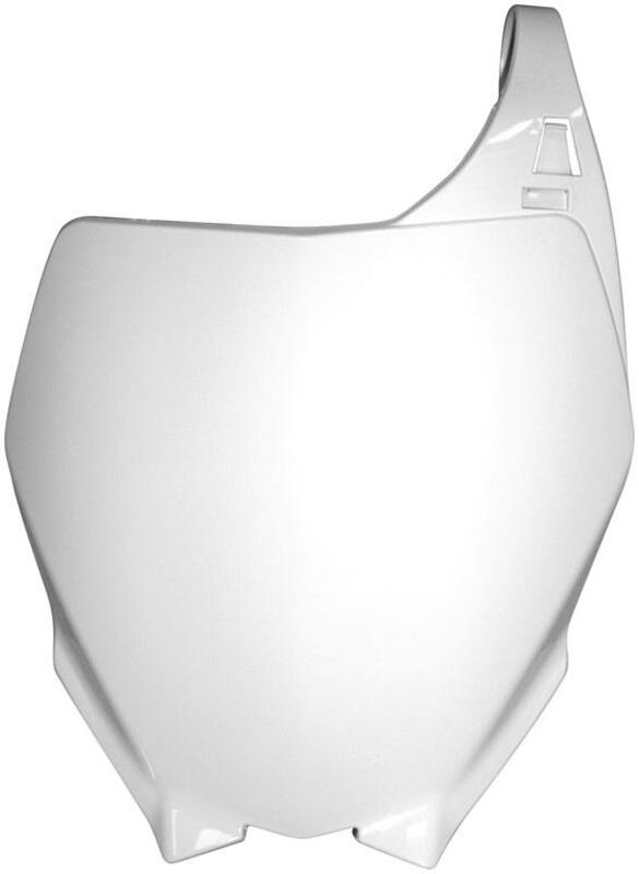 FRONTNUMMERNPLATTE WEISS FÜR YZ/125/250 2006-10, YZF250/450 2006-09