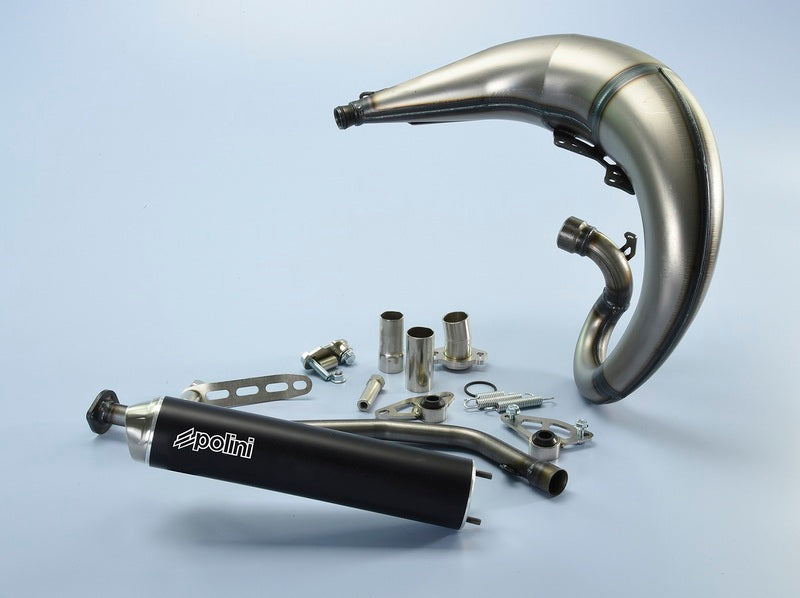 POLINI Race Komplett Auspuffanlage - Aluminium schwarz Rieju MRT