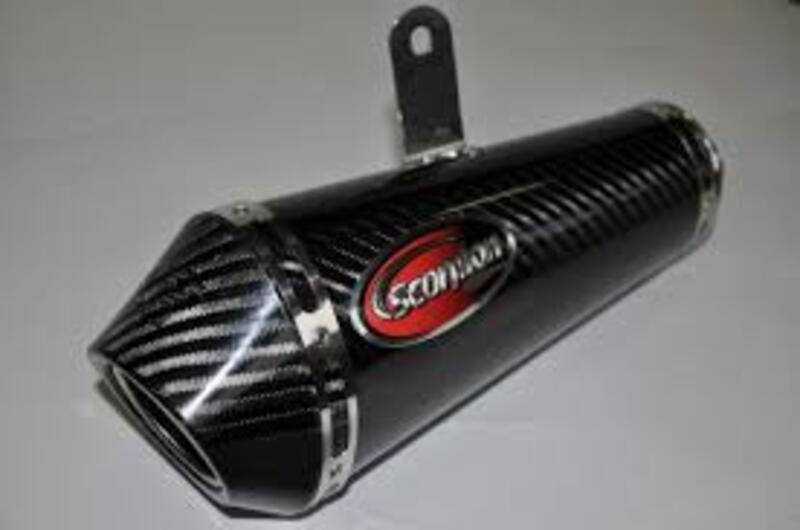 Ersatzschalldämpfer Power Cone Carbon / Carbon End (einzel rechte Seite)