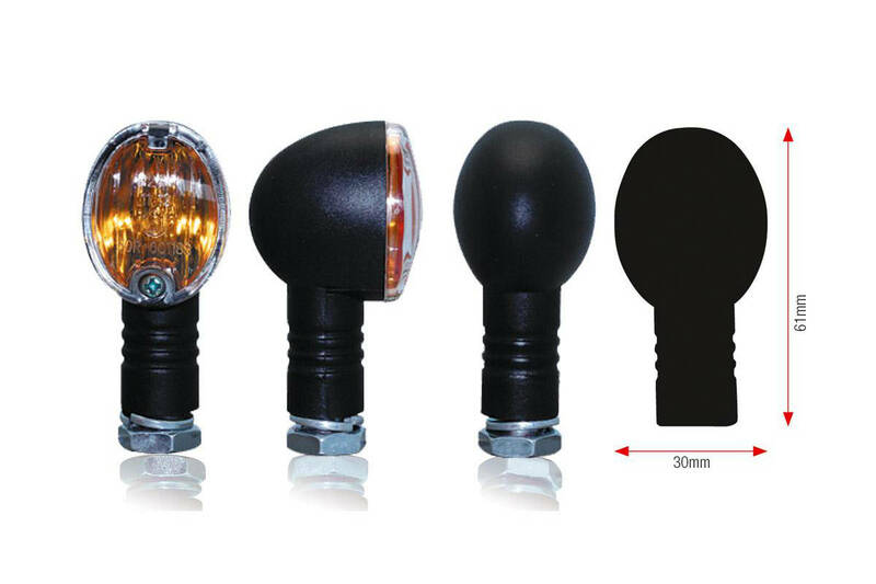Blinker BASIC mit Glühbirne, transparent