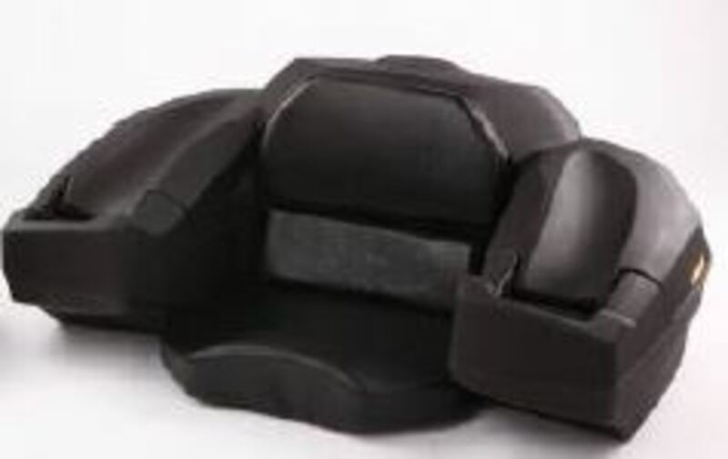 ATV Hintere Gepäckbox mit integriertem Sitz schwarz 75L