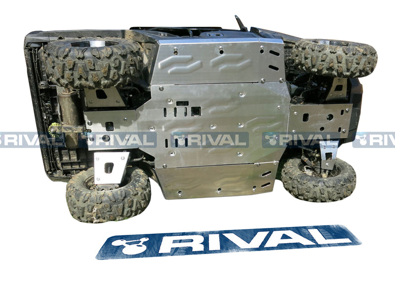 RIVAL Kompletter Unterfahrschutz - Aluminium 4 mm CF Moto