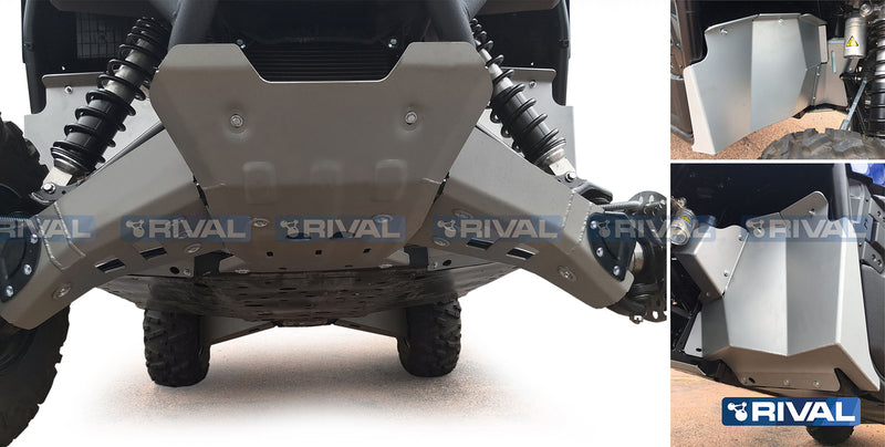 RIVAL Unterfahrschutz Komplett-Kit - Aluminium Yamaha Wolverine 700