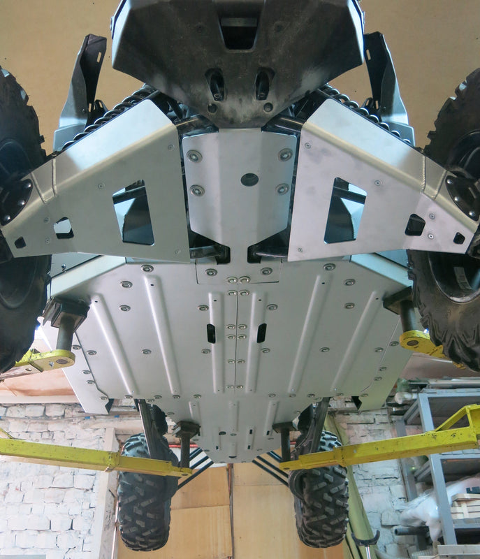 RIVAL Unterfahrschutz Komplett-Kit ohne Querlenker Schutz Vorne - Aluminium Can-Am Maverick X3