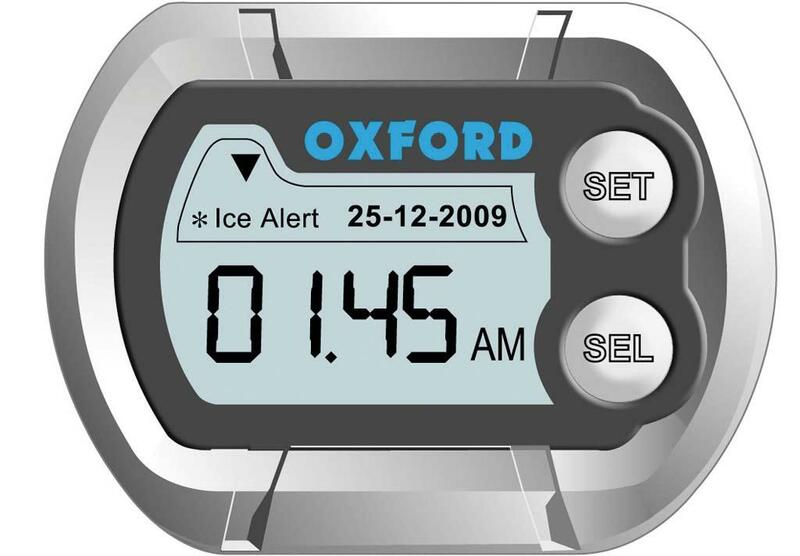 Digitale Mini Uhr für Motorräder OXFORD