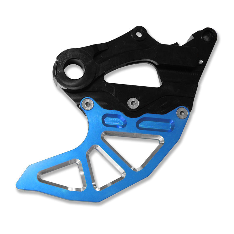 ART Bremsscheibenschutz hinten blau mit Bremssattelschutz Sherco