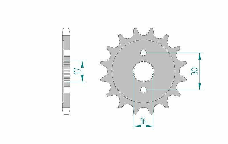 AFAM Standard Stahlritzel vorne 20108 - 428