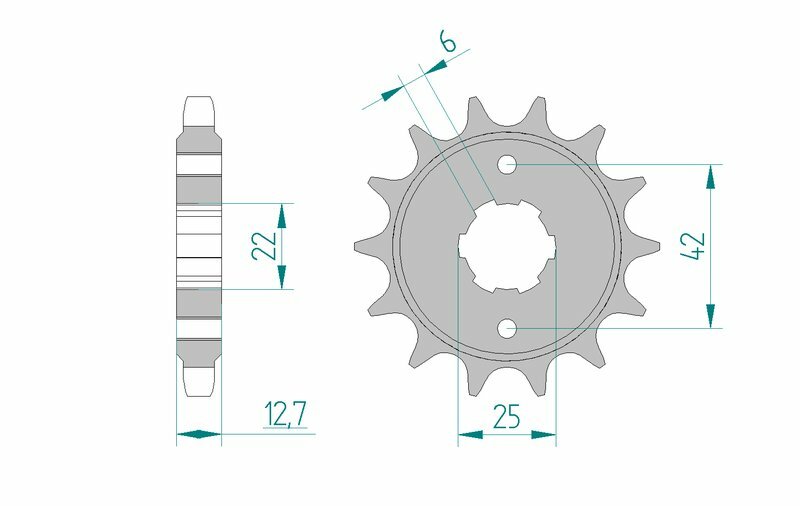 AFAM Standard Stahlritzel vorne 20502 - 530