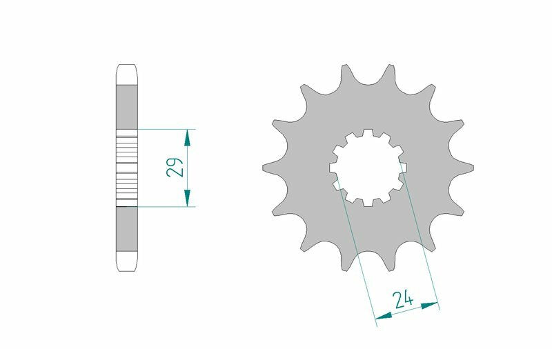 AFAM Standard Stahlritzel vorne 24601 - 530