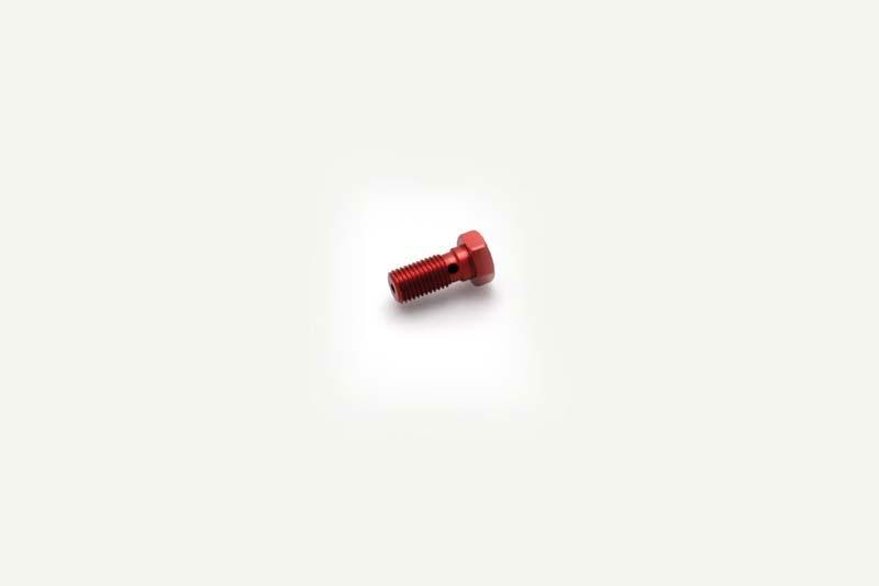 EINFACHE SCHRAUBE M10X 1.25 ROT