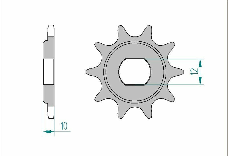 AFAM Standard Stahlritzel vorne 94122 - 415