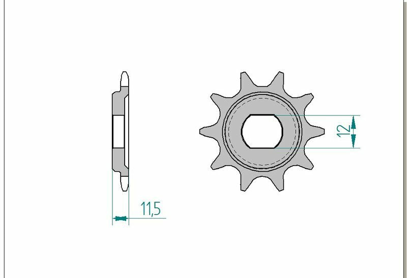 AFAM Standard Stahlritzel vorne 94123 - 420
