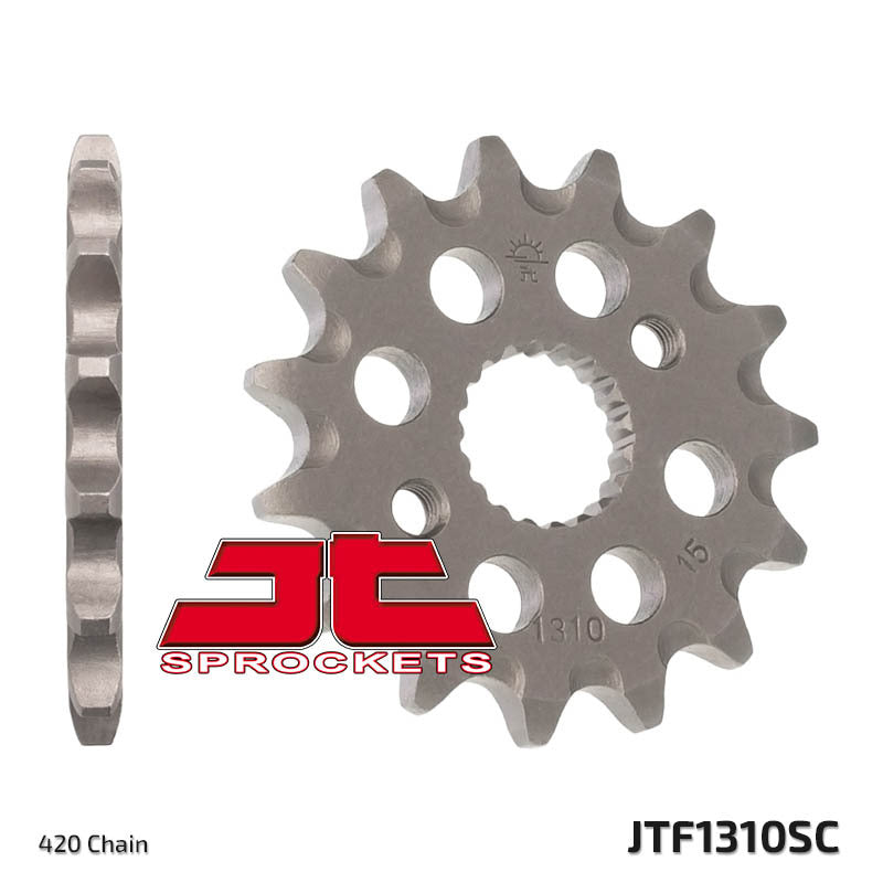 JT SPROCKETS Selbstreinigendes Stahlritzel vorne 1310 - 420