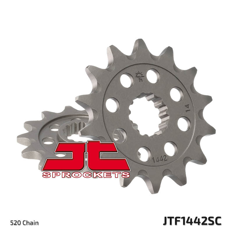 JT SPROCKETS Selbstreinigendes Stahlritzel vorne 1442 - 520