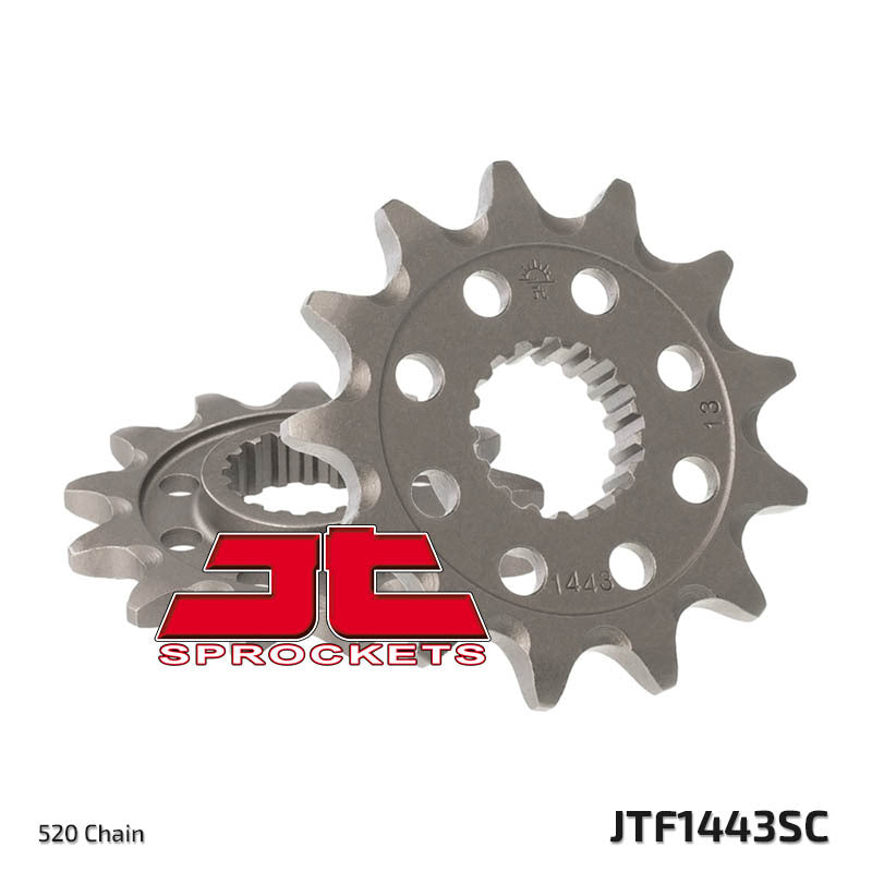 JT SPROCKETS Selbstreinigendes Stahlritzel vorne 1443 - 520