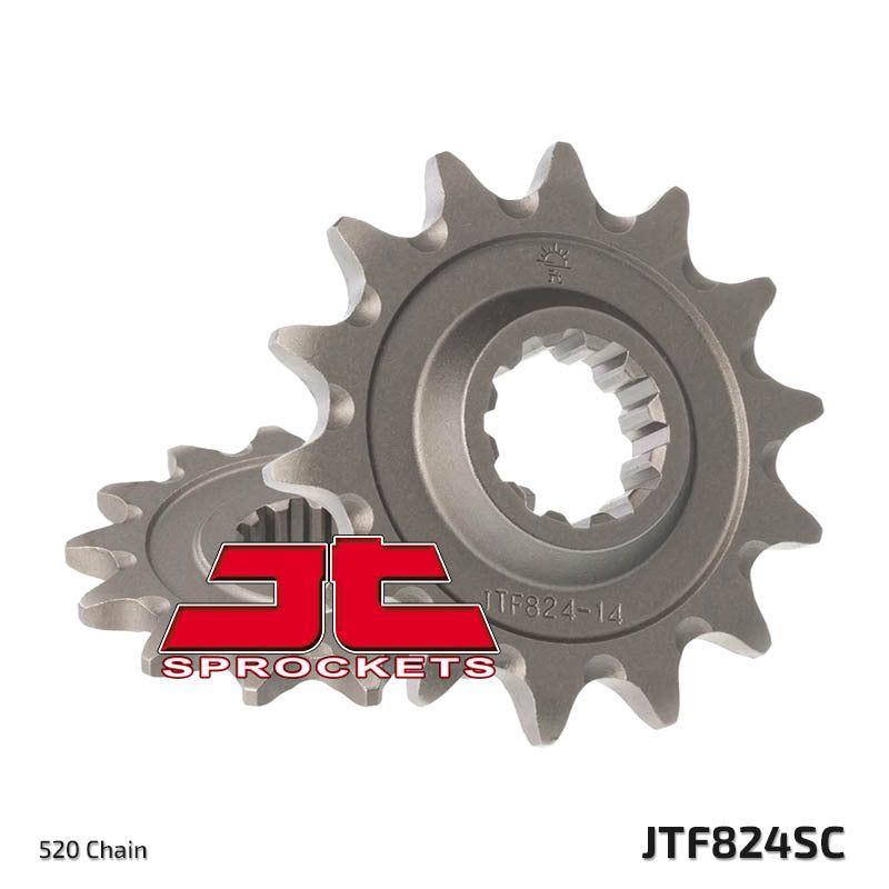 JT SPROCKETS Selbstreinigendes Stahlritzel vorne 824 - 520