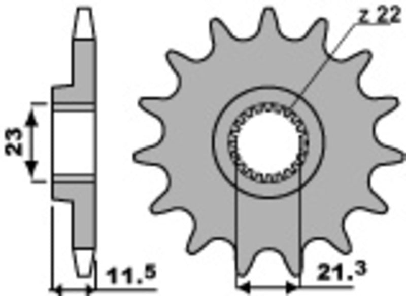 PBR Standard Stahlriztel vorne 2051 - 520