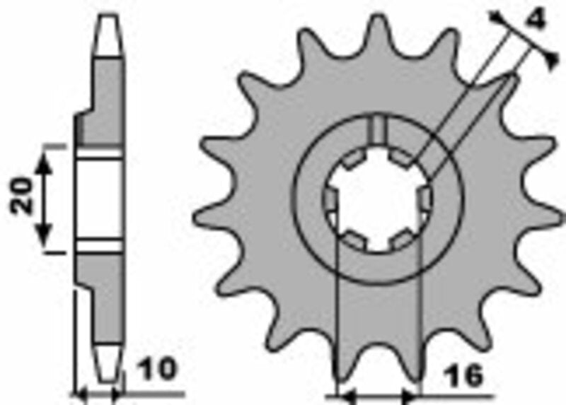 PBR Standard Stahlriztel vorne 2066 - 520