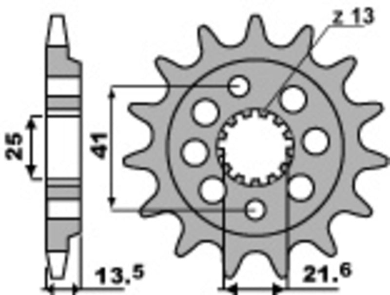 PBR Standard Stahlriztel vorne 2099 - 520