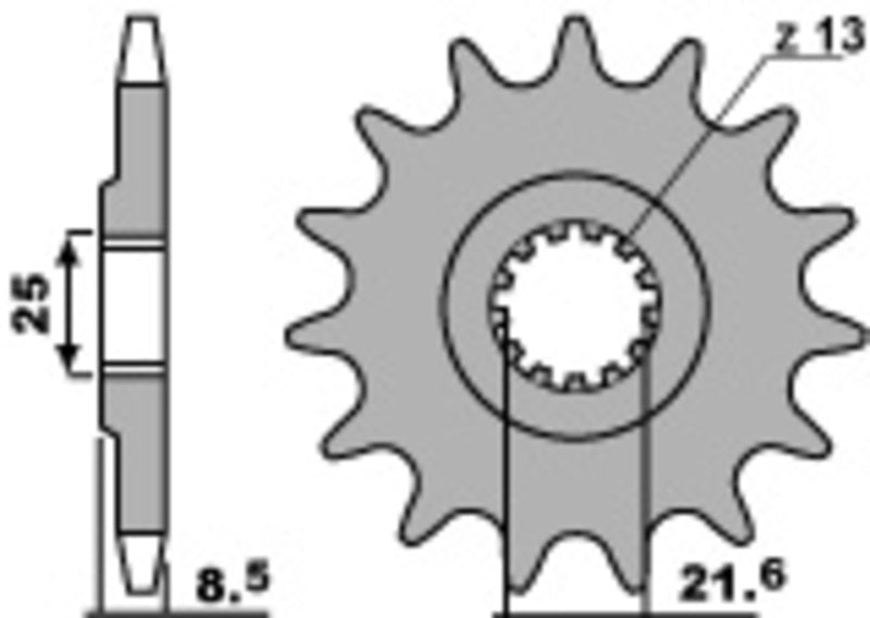 PBR Standard Stahlriztel vorne 2137 - 525