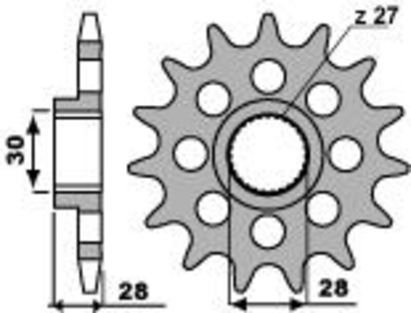 PBR Standard Stahlriztel vorne 2148 - 525