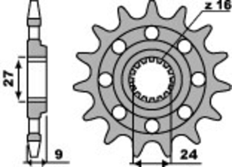 PBR Standard Stahlriztel vorne 2192 - 520