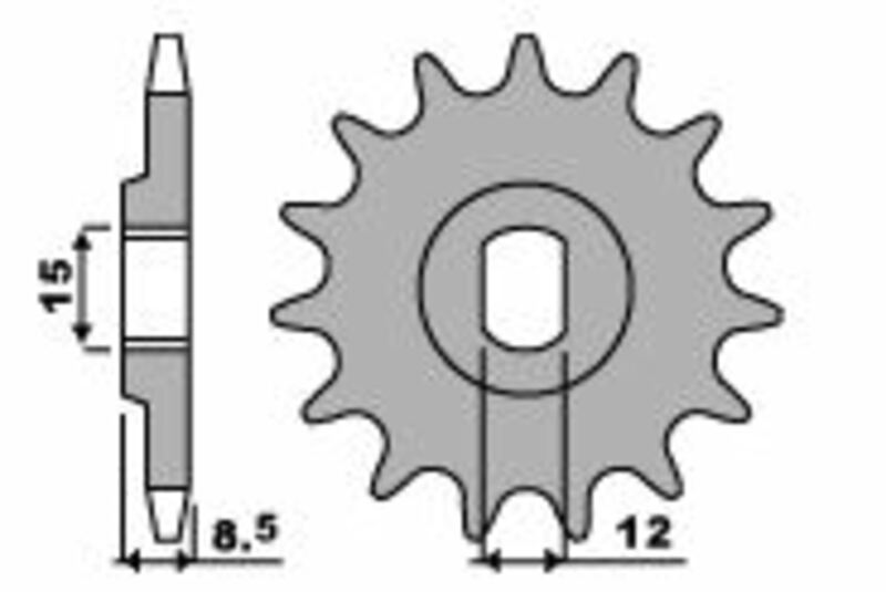 PBR Standard Stahlriztel vorne 2240 - 415