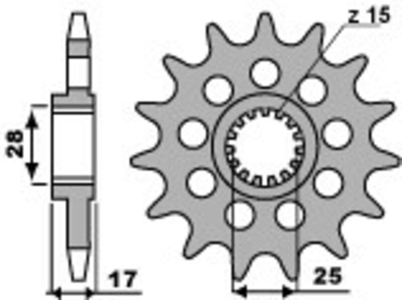 PBR Standard Stahlriztel vorne 2249 - 525