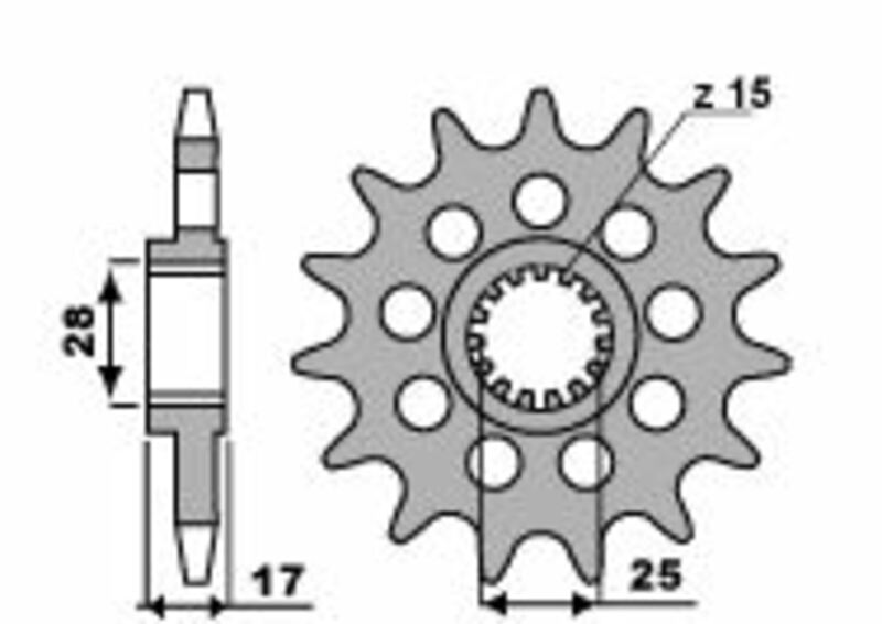 PBR Standard Stahlriztel vorne 2250 - 520