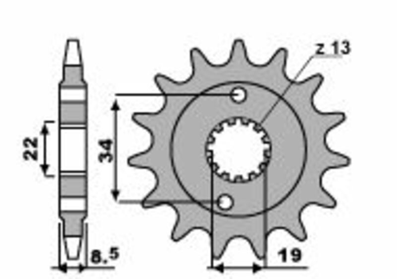 PBR Standard Stahlriztel vorne 2276 - 520