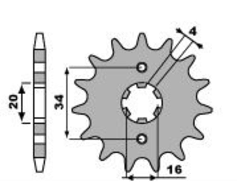 PBR Standard Stahlriztel vorne 263 - 428