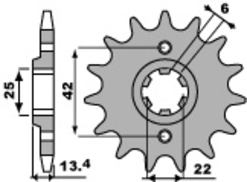 PBR Standard Stahlriztel vorne 291 - 525