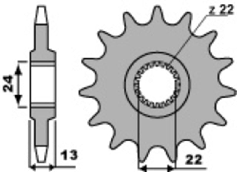 PBR Standard Stahlriztel vorne 3800 - 520