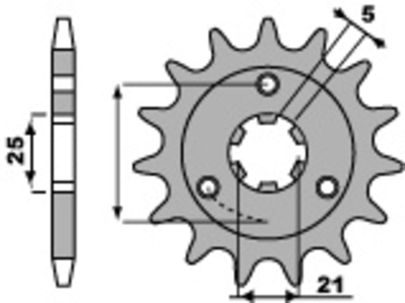 PBR Standard Stahlriztel vorne 424 - 530